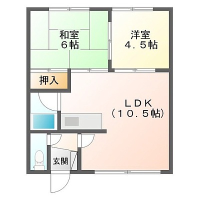 ２LDK間取り図