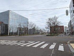 東雲広路。市役所前から函館港までの整備計画があります。