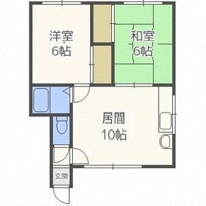 洋室・和室のある2LDK