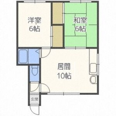 洋室・和室のある2LDK