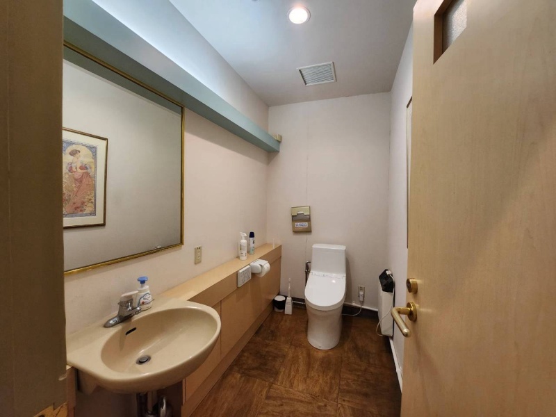 男女共同トイレあり。