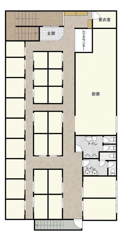 2階（居酒屋跡）間取り