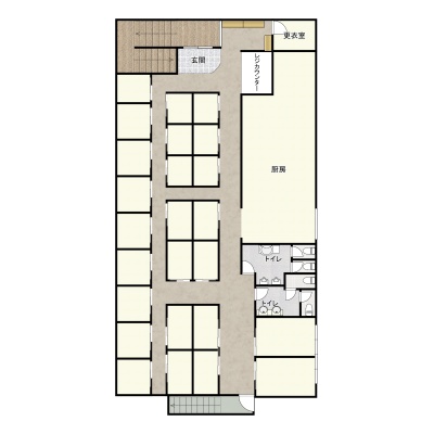2階（居酒屋跡）間取り