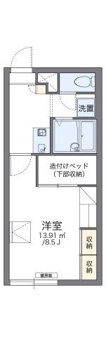 代表的な間取のため実際の間取とは異なる場合があります