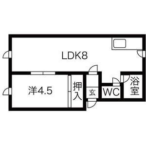 居間と洋室を使い分けられる間取り