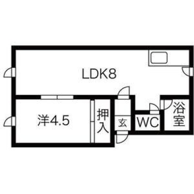 居間と洋室を使い分けられる間取り