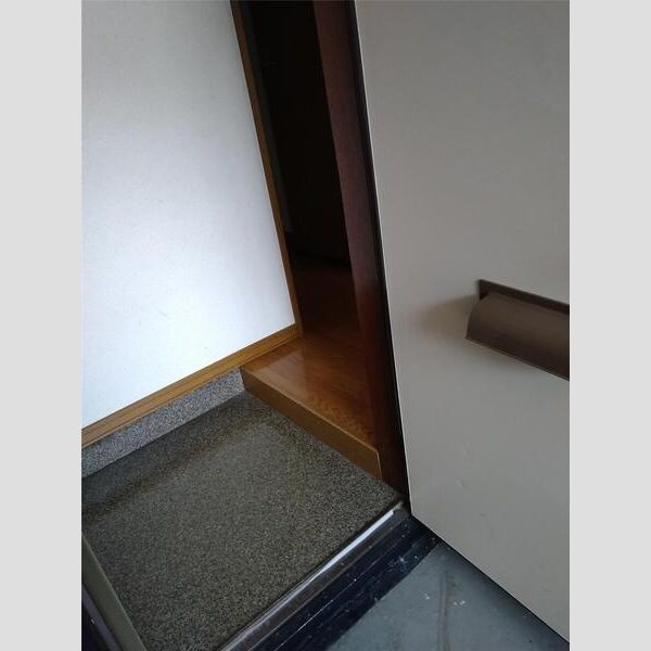玄関から室内へ続く動線