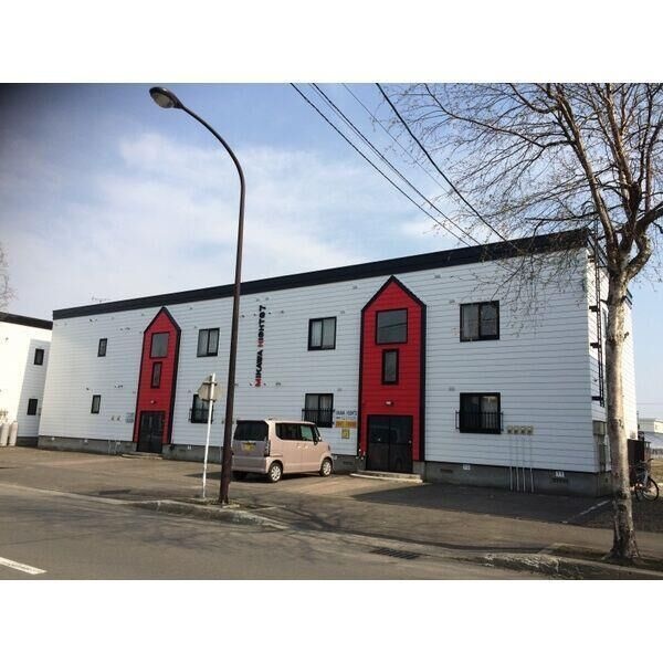 南向き角部屋のある建物外観