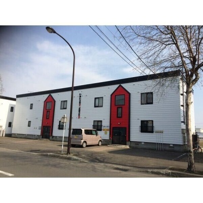 南向き角部屋のある建物外観