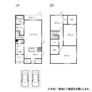 3LDK・100.44㎡の間取り