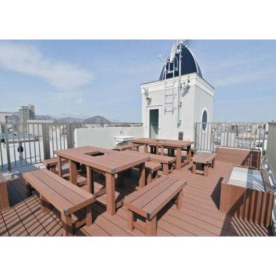 共用屋上BBQスペース