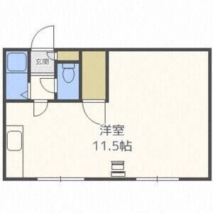 302号室の間取り