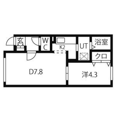 206号室間取り