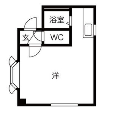 1K間取り