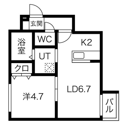 301号室間取り図
