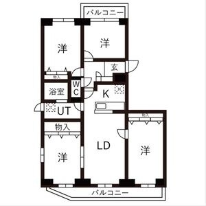 84.5㎡・4LDKの間取り