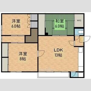 77.84㎡の3LDK間取り