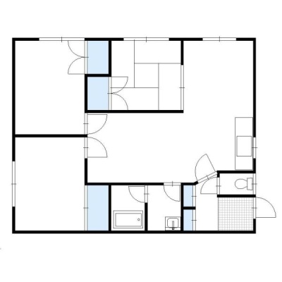 Ⅰ201号室の間取図