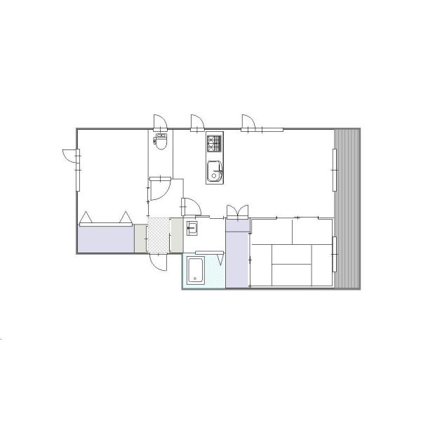 103号室の間取り