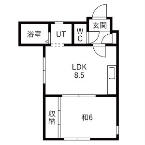 105号室の間取り図