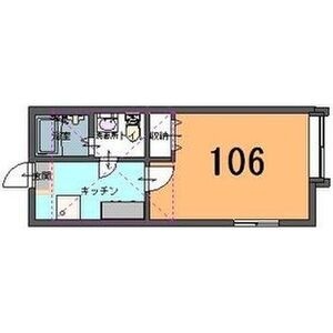 106号室間取り