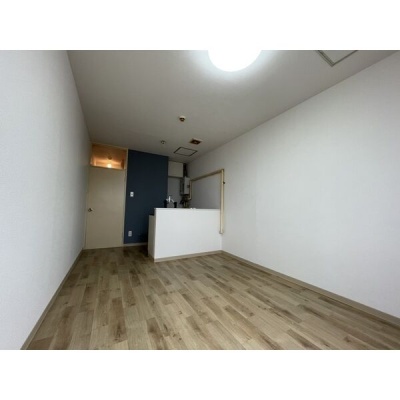 LDKからキッチン側を望む
