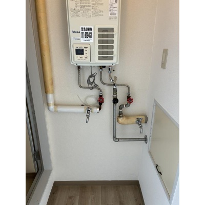 給湯器と洗濯機用水栓