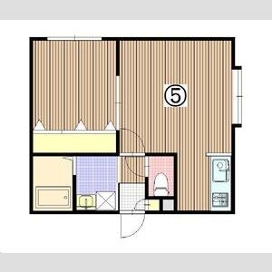105号室の間取り