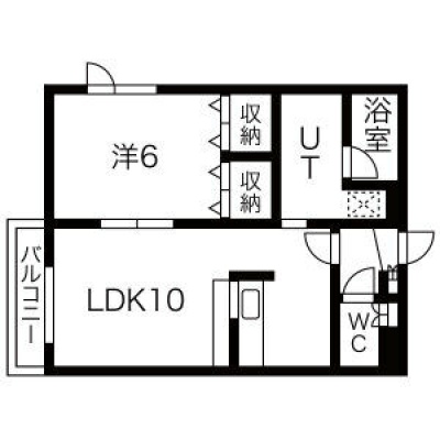 1LDK／LDK10帖・洋室6帖