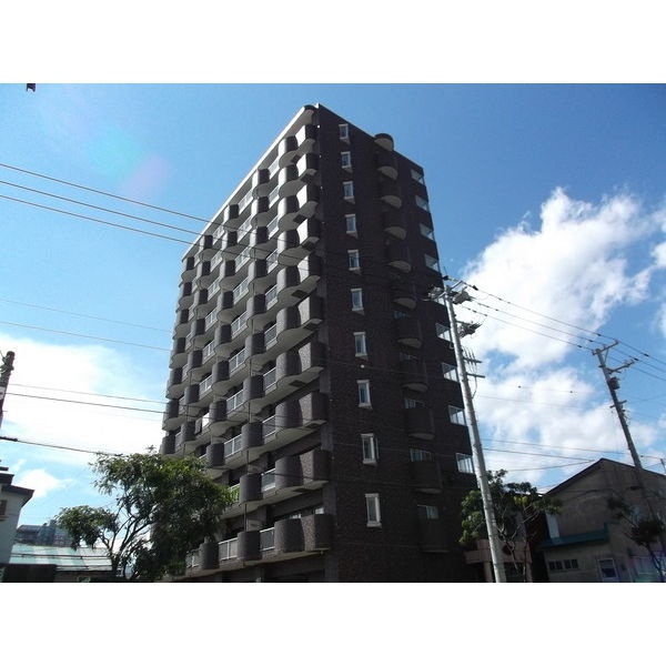 11階建、プレサント小樽稲穂の外観