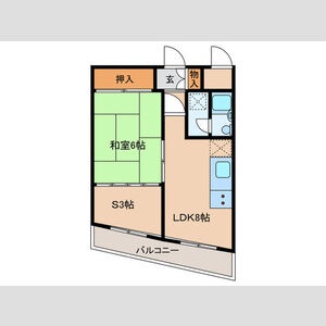 LDK8帖・S3帖・和室6帖の1SLDK