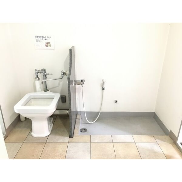 共用ペット用足洗い場