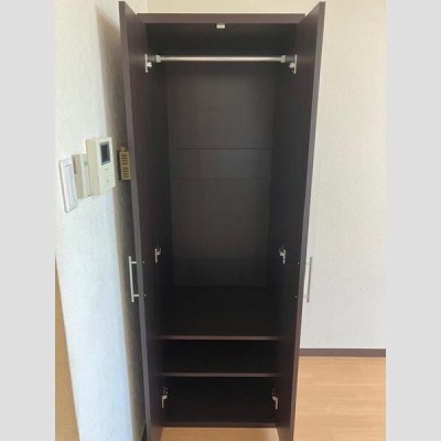 室内の収納。設置物は内覧時に確認。