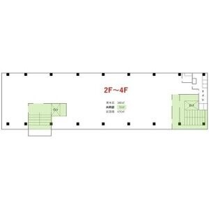 3階区画の間取り（2～4階共通図）