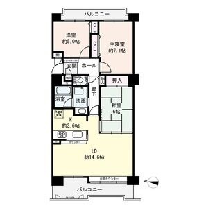 3LDK・78.63㎡の間取り