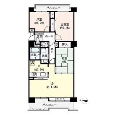 3LDK・78.63㎡の間取り
