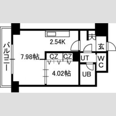 903号室の間取り