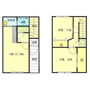 元募集掲載の参考間取り（住戸未確認）。