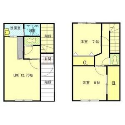 元募集掲載の参考間取り（住戸未確認）。