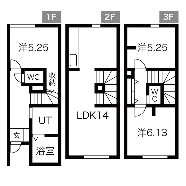 元募集掲載の参考間取り（住戸未確認）。