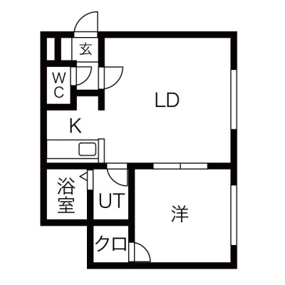 共通参考間取り図（当室の図未確認）