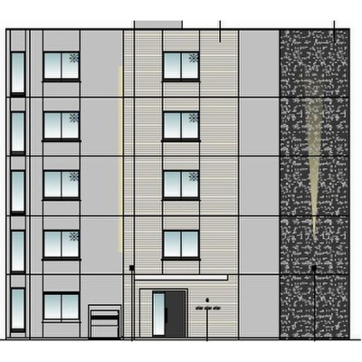 建物外観の完成予想図（実際と異なる場合があります）