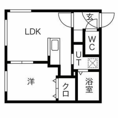 203号室・30.78㎡の1LDK