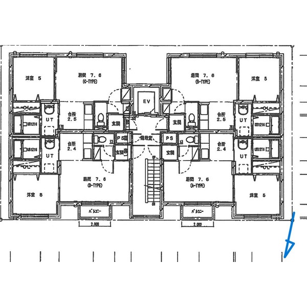 建物のフロア配置参考図