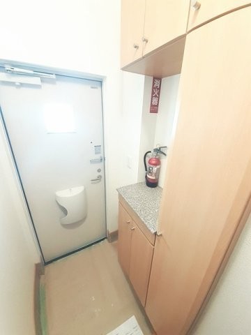 シンプルで使いやすい玄関です