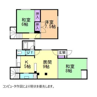 １階・２階の間取り