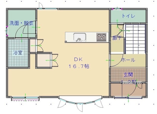 1Ｆ 間取り