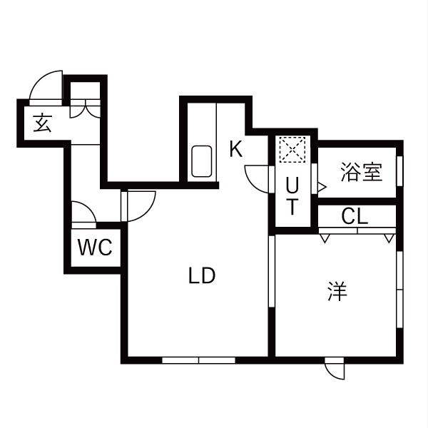 1LDK・31㎡の間取り