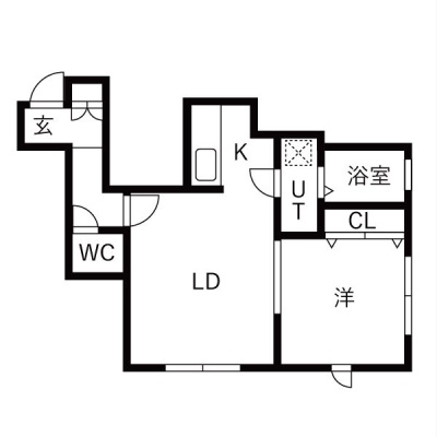 1LDK・31㎡の間取り
