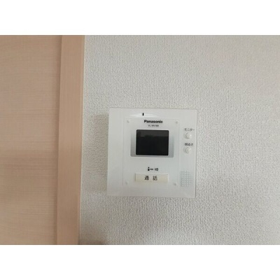 来訪者を確認するモニター